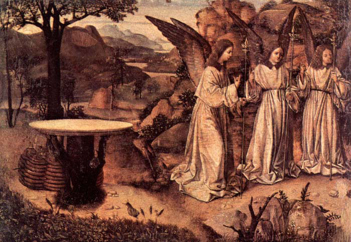 Appearance of three Angels before Abraham